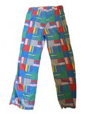 Dylan's Candy Bar Colorful Patchwork Lounge Pants Men’s Medium